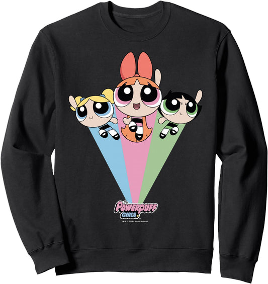 Cn Powerpuff Group Shot Sweatshirt Authentic Look