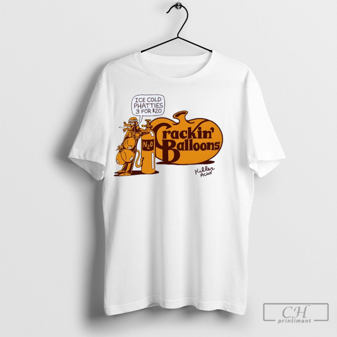 Acid Cracker Barrel Balloon Crackin Balloons - Adult & Kids T-Shirts, Sweatshirts & Hoodies apparel design preview 1