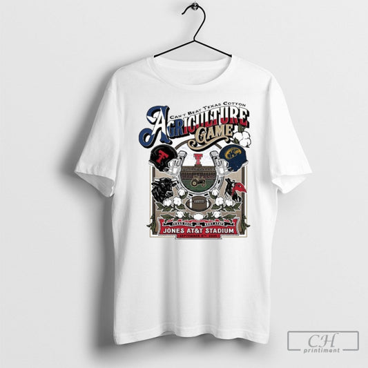 Agriculture Game 2025 Texas Tech Vs Kent State - Adult & Kids T-Shirts, Sweatshirts & Hoodies apparel design preview 1