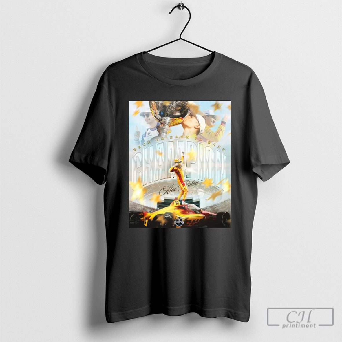 Alex Palou Back To Champion Ntt Indycar Series 2025 - Adult & Kids T-Shirts, Sweatshirts & Hoodies apparel design preview 1