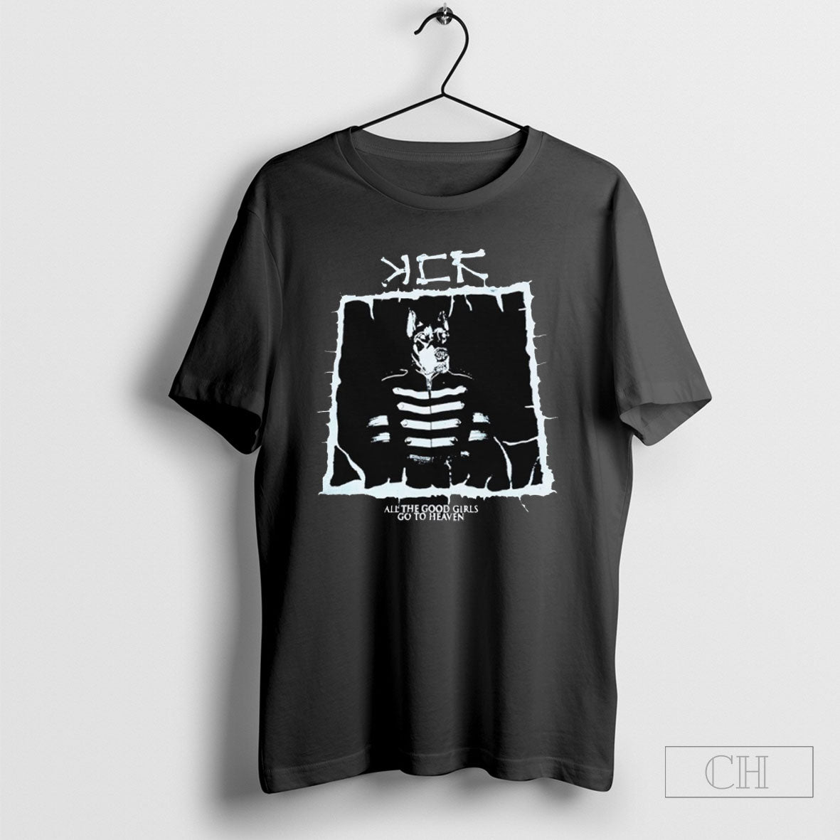 All The Good Girls Go To Heaven Dog - Adult & Kids T-Shirts, Sweatshirts & Hoodies apparel design preview 1