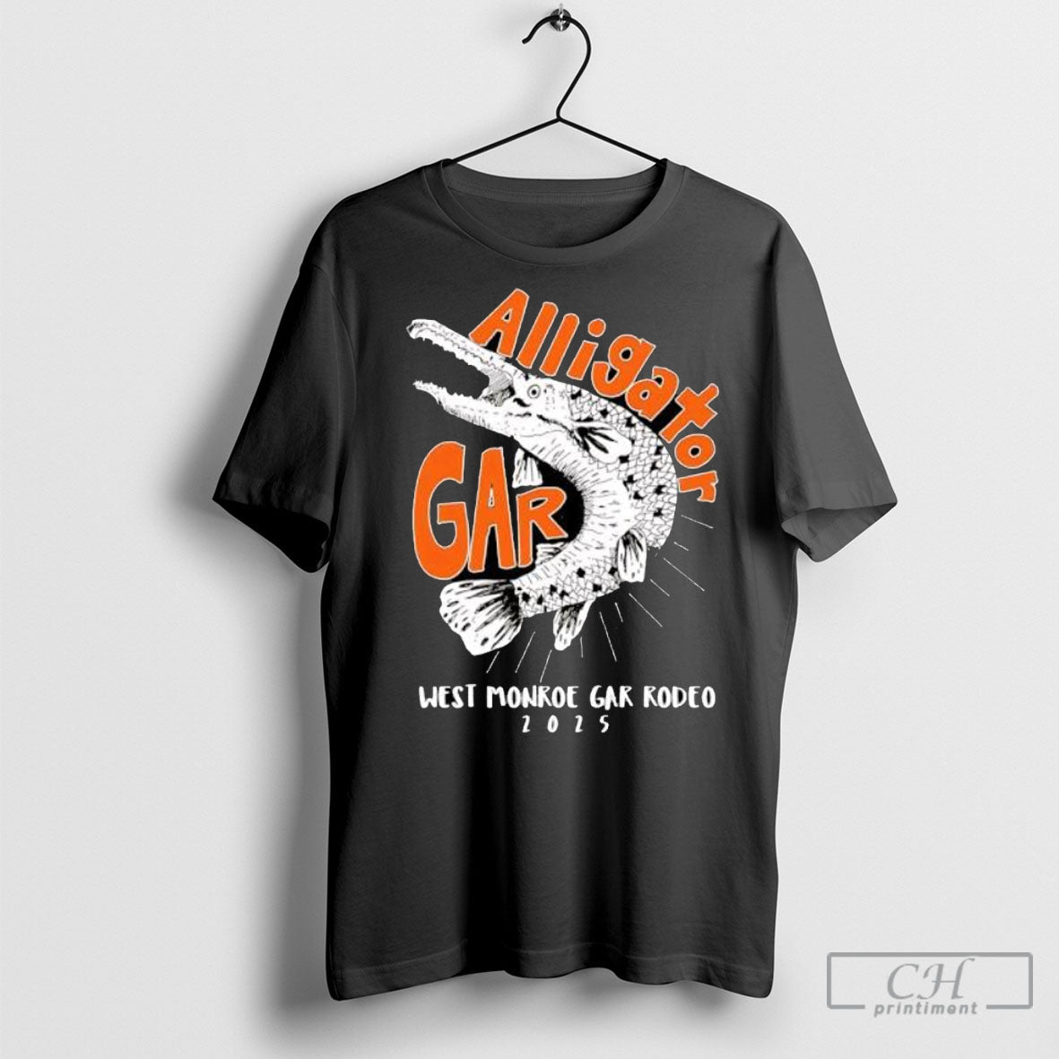 Alligator Gar West Monroe Rodeo 2025 - Adult & Kids T-Shirts, Sweatshirts & Hoodies apparel design preview 1