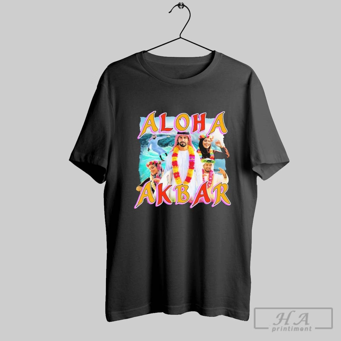 Aloha Akbar - Adult & Kids T-Shirts, Sweatshirts & Hoodies apparel design preview 1