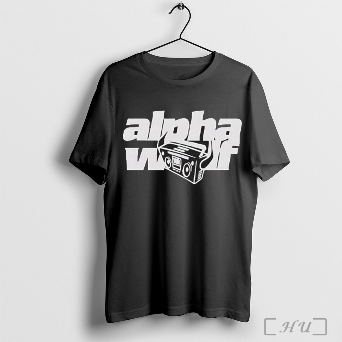 Alpha Wolf Devil Boombox - Adult & Kids T-Shirts, Sweatshirts & Hoodies apparel design preview 1