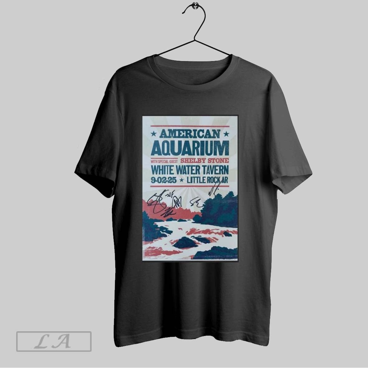 American Aquarium Little Rock Ar September 2 2025 - Adult & Kids T-Shirts, Sweatshirts & Hoodies apparel design preview 1