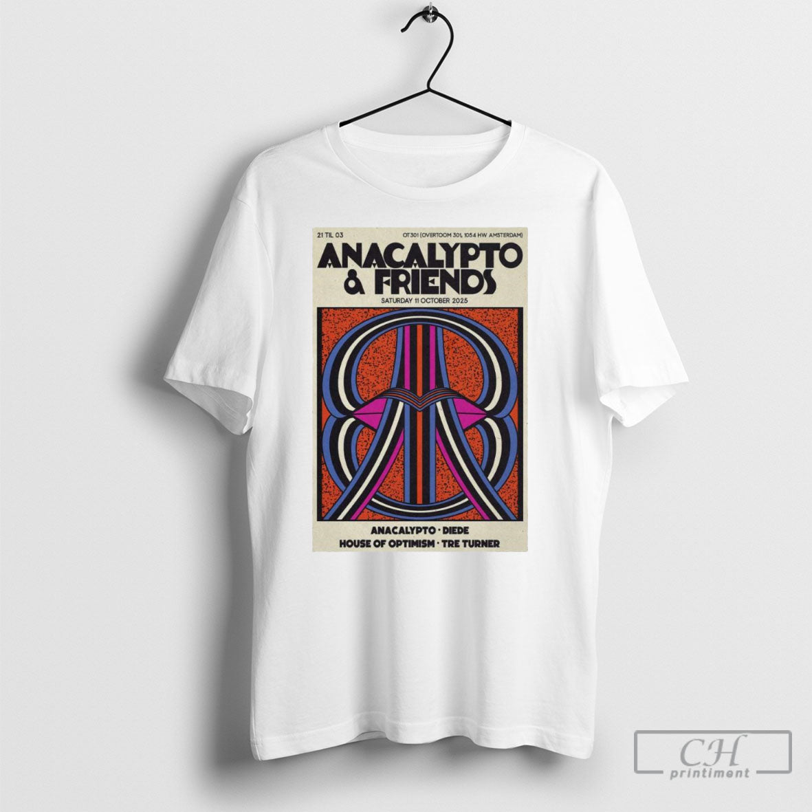 Anacalypto Friends Oct 11 2025 Ot301 Amsterdam - Adult & Kids T-Shirts, Sweatshirts & Hoodies apparel design preview 1