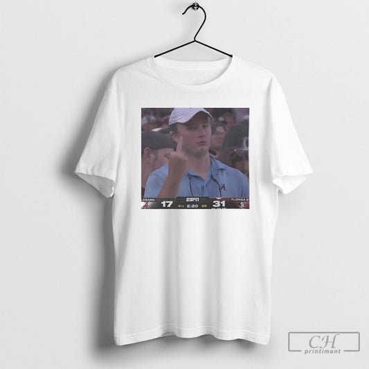 Angry Alabama Fan Middle Finger - Adult & Kids T-Shirts, Sweatshirts & Hoodies apparel design preview 1