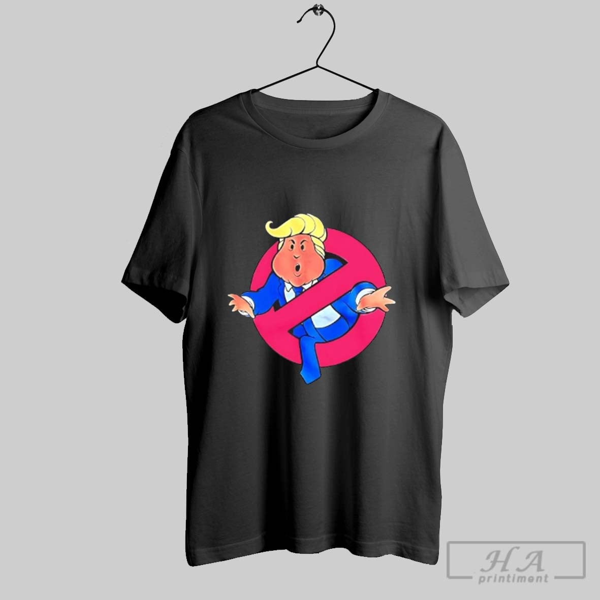Anti Trump Ghostbuster Parody - Adult & Kids T-Shirts, Sweatshirts & Hoodies apparel design preview 1