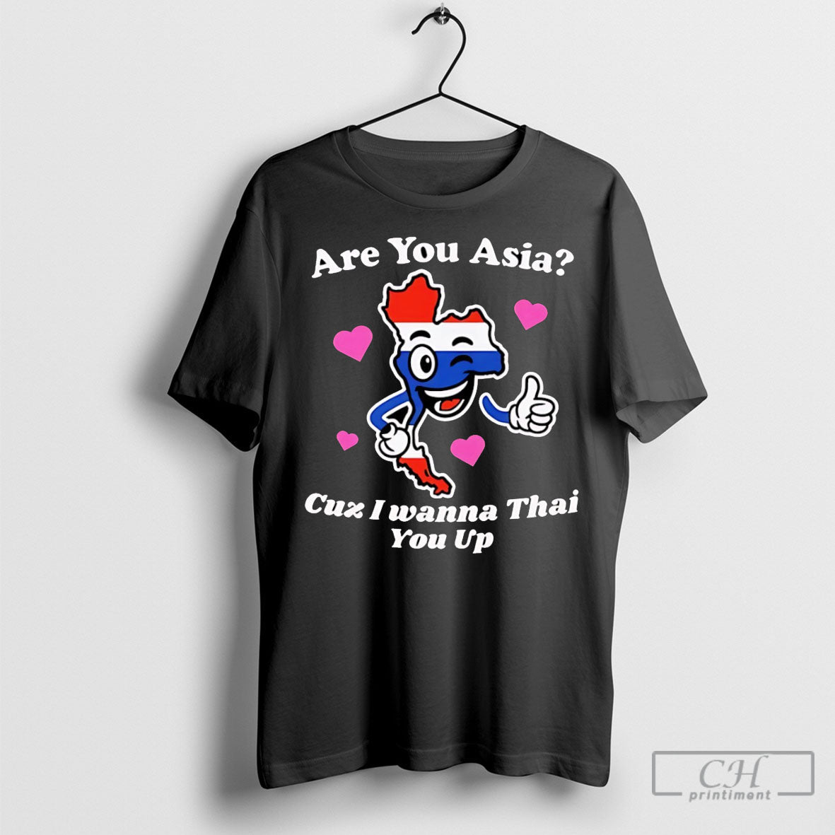 Are You Asia Cuz I Wanna Thai Up Ornament Poster - Adult & Kids T-Shirts, Sweatshirts & Hoodies apparel design preview 1