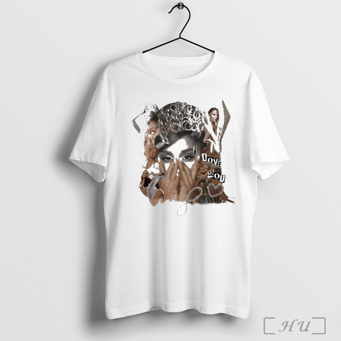 Ariana Grande I Love You Face - Adult & Kids T-Shirts, Sweatshirts & Hoodies apparel design preview 1