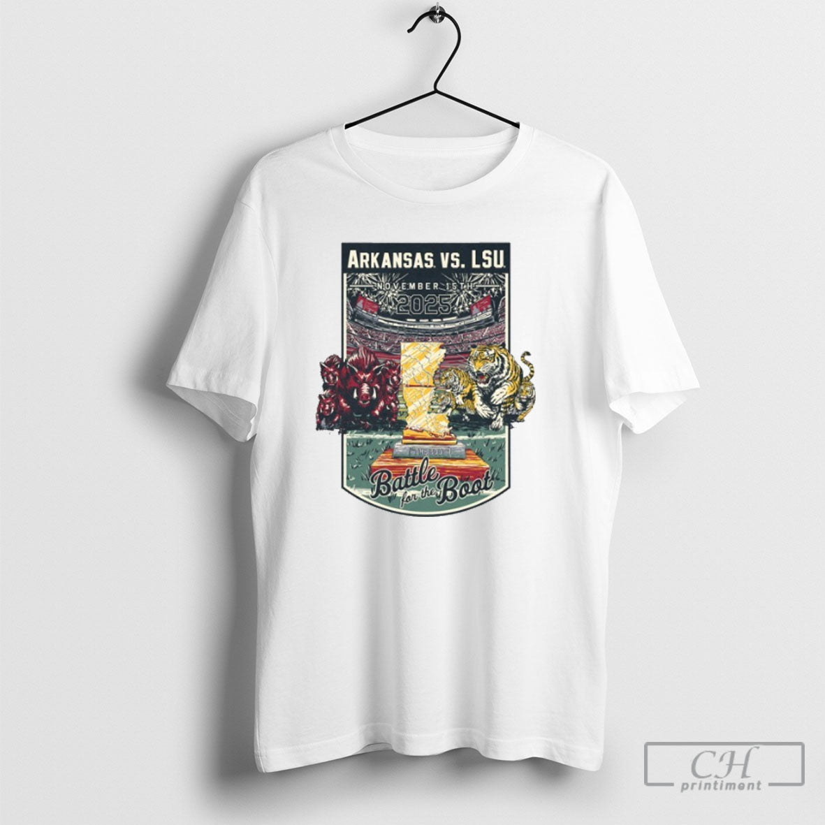 Arkansas Vs Lsu Game Day 2025 November 15th - Adult & Kids T-Shirts, Sweatshirts & Hoodies apparel design preview 1