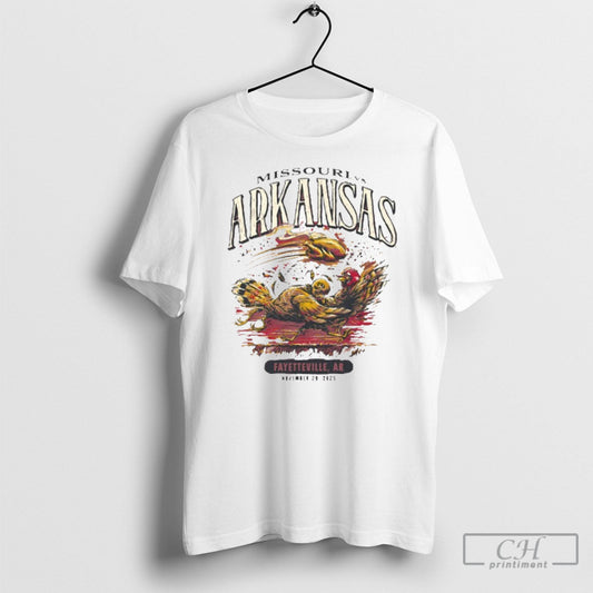 Arkansas Vs Missouri Game Day 2025 November 29 - Adult & Kids T-Shirts, Sweatshirts & Hoodies apparel design preview 1