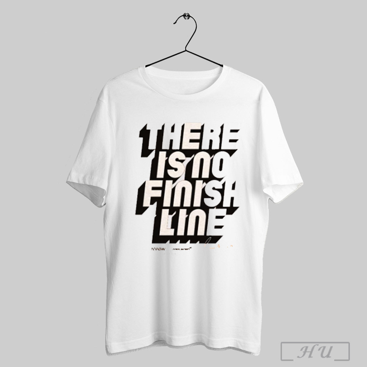 Arrow Mclaren Bruce There Is No Finish Line Signature - Adult & Kids T-Shirts, Sweatshirts & Hoodies apparel design preview 1