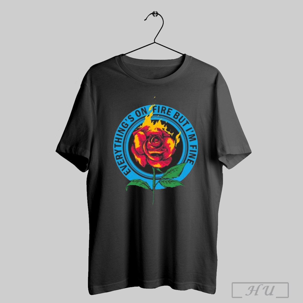 As December Falls Everythings On Fire - Adult & Kids T-Shirts, Sweatshirts & Hoodies apparel design preview 1