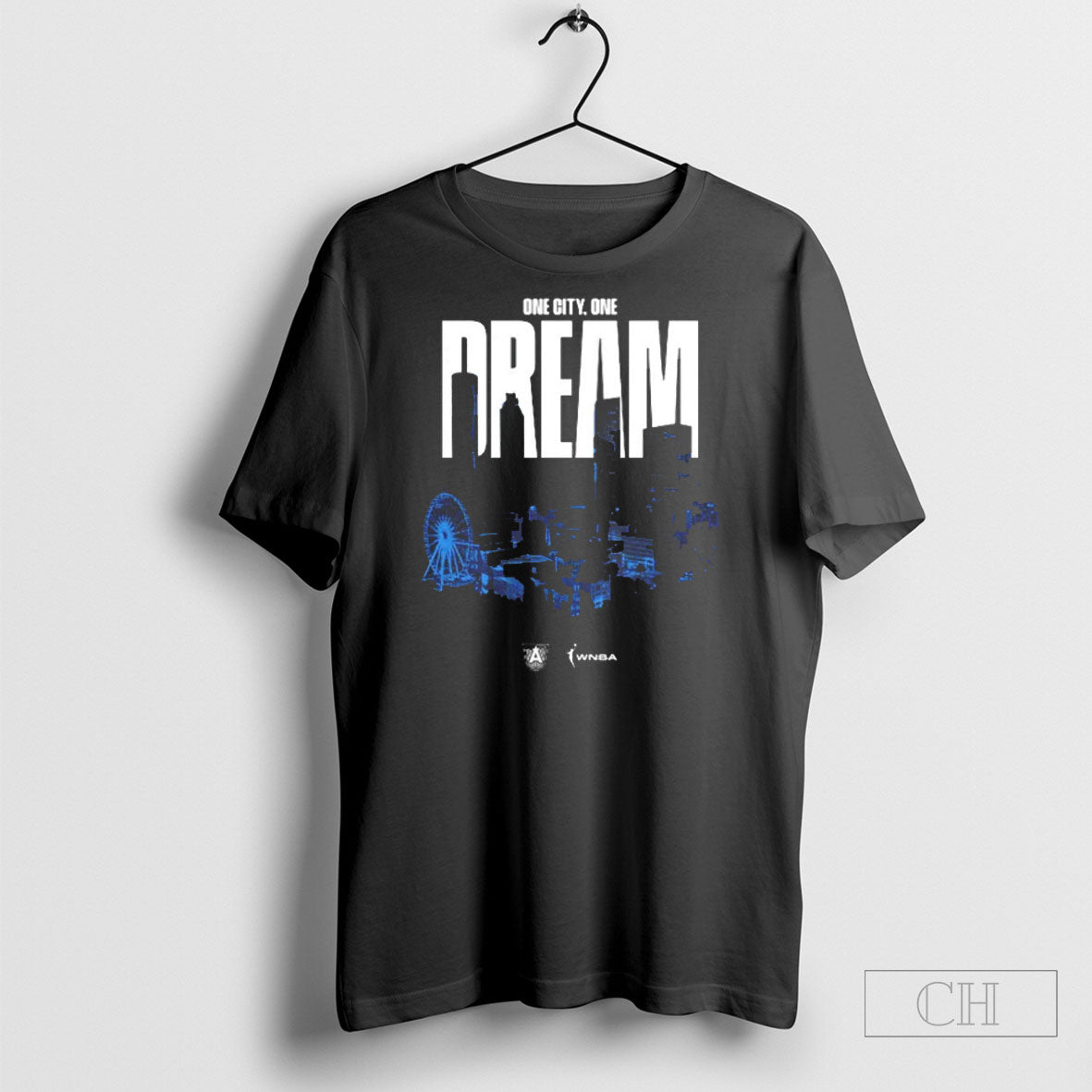 Atlanta Dream Wnba Skyline Graphic - Adult & Kids T-Shirts, Sweatshirts & Hoodies apparel design preview 1