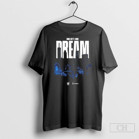Atlanta Dream Wnba Skyline Graphic - Adult & Kids T-Shirts, Sweatshirts & Hoodies apparel design preview 1