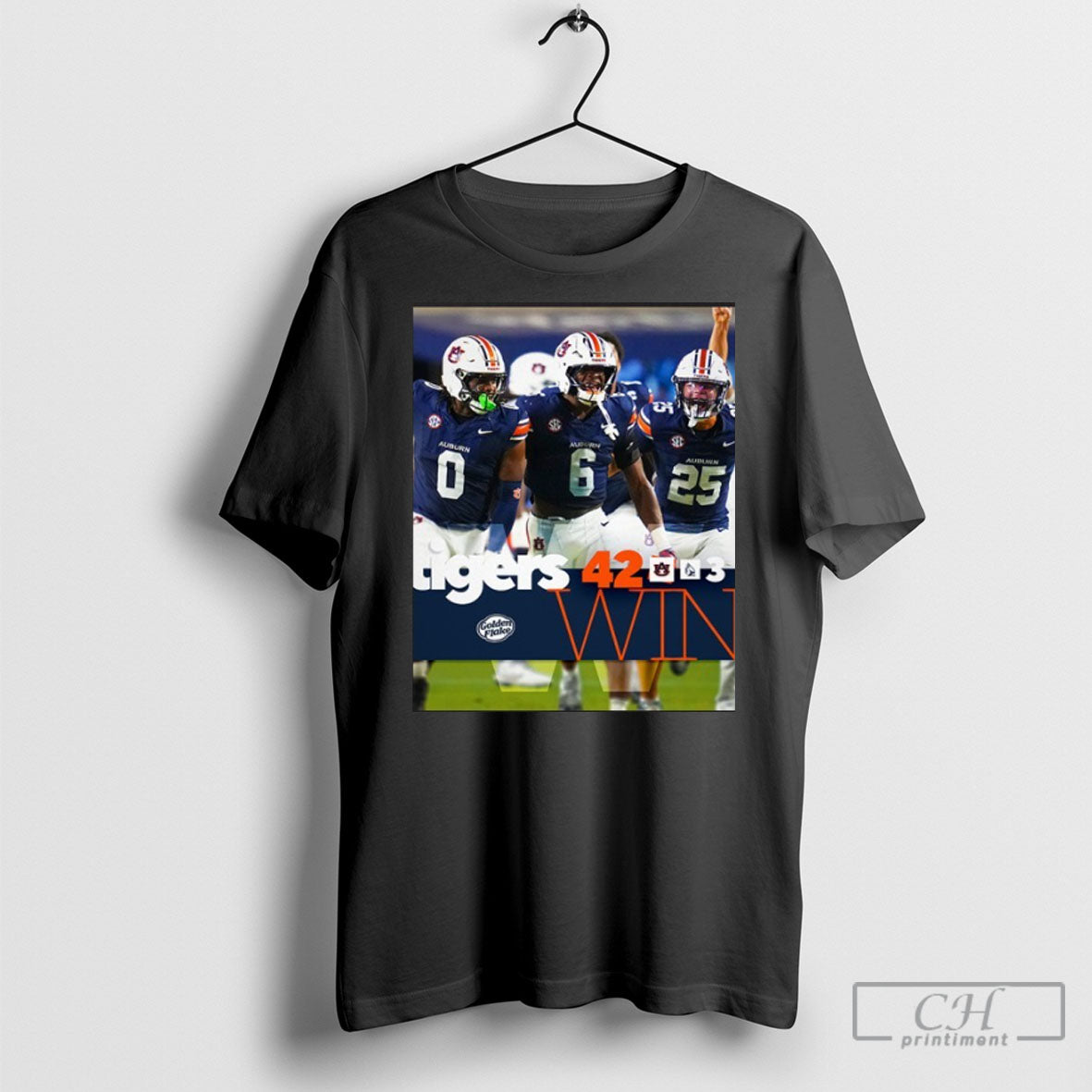 Auburn Tigers Win 42 3 Ball State Poster - Adult & Kids T-Shirts, Sweatshirts & Hoodies apparel design preview 1