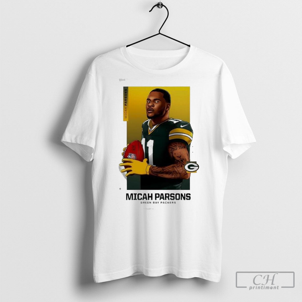 Awesome Green Bay Packers Football Trading For Micah - Adult & Kids T-Shirts, Sweatshirts & Hoodies apparel design preview 1
