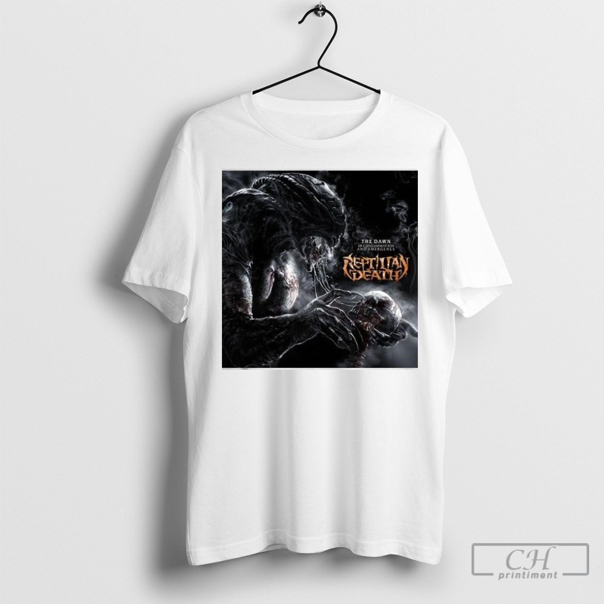 Awesome Reptilian Death The Dawn Of Consumo And - Adult & Kids T-Shirts, Sweatshirts & Hoodies apparel design preview 1