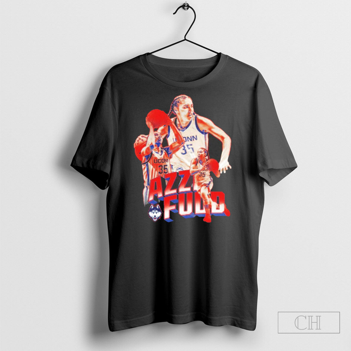 Azzi Fudd Uconn Huskies 35 Wnba Graphic - Adult & Kids T-Shirts, Sweatshirts & Hoodies apparel design preview 1
