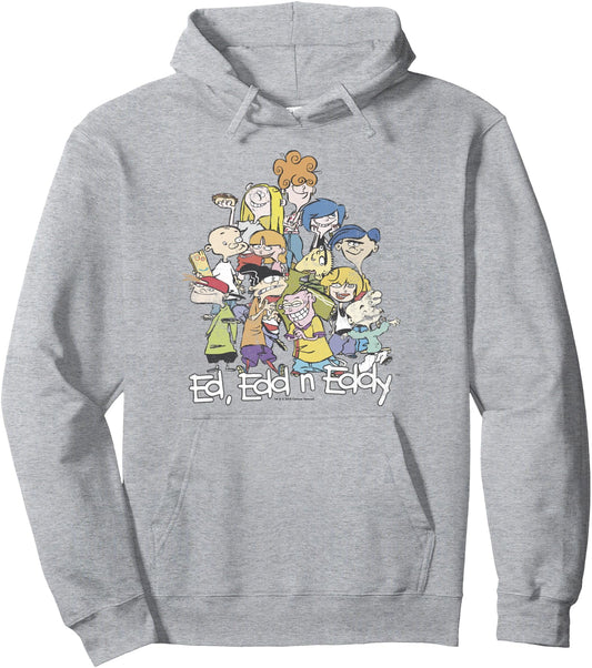 Cn Ed Edd N Eddy Group Shot Logo Hoodie Trendy Collection