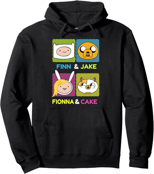 Cn Adventure Time Finn Jake Fionna Cake Box Up Sweatshirt Trendy Look