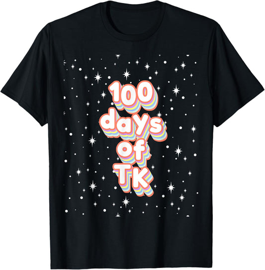 100Th Day School Tk 100 Days Tk Midcentury Long Sleeve Trendy Style