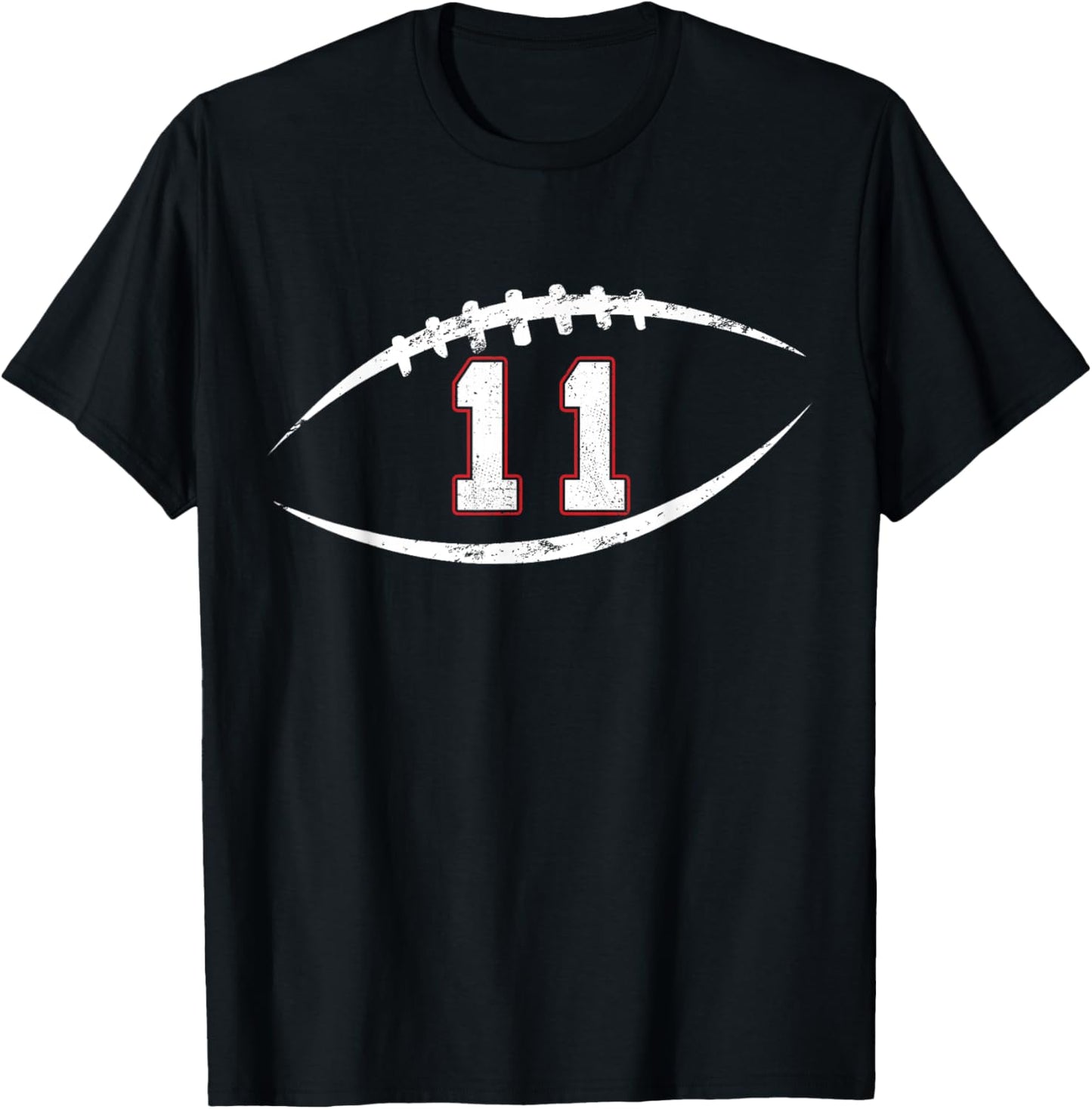 11 Number Football Player 11 Lucky Number Shirt Retro Apparel