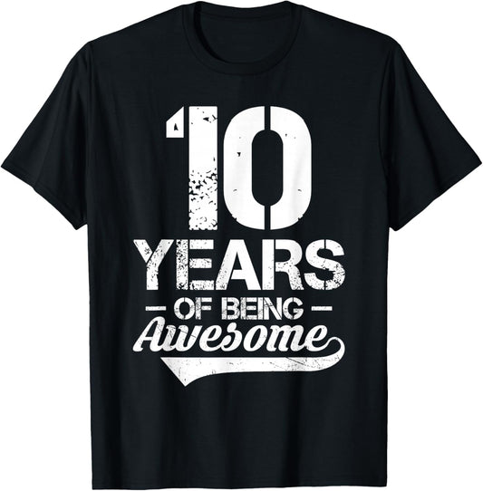 10Th 10 Years Old 10 Years Being Awesome Tank Top Retro Outfit