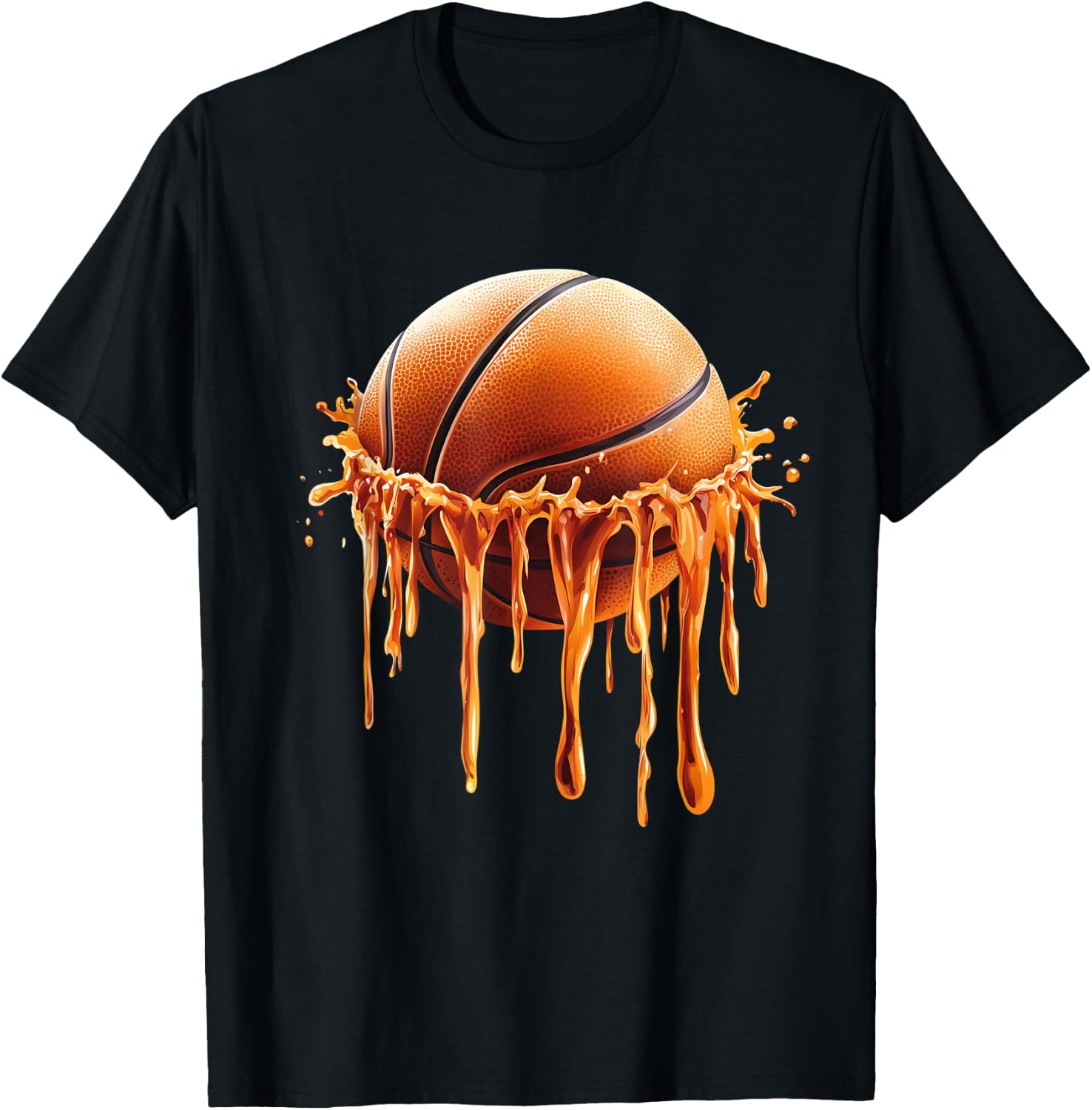 Basketball Drip Graphic - Adult & Kids T-Shirts, Sweatshirts & Hoodies apparel design preview 1