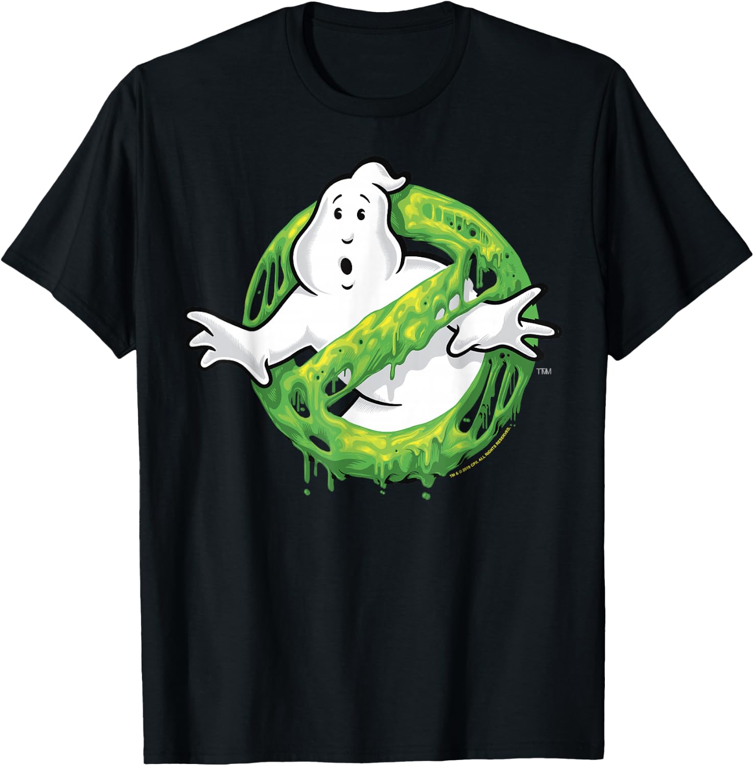 Classic Slime Ghost Logo Graphic - Adult & Kids T-Shirts, Sweatshirts & Hoodies apparel design preview 1