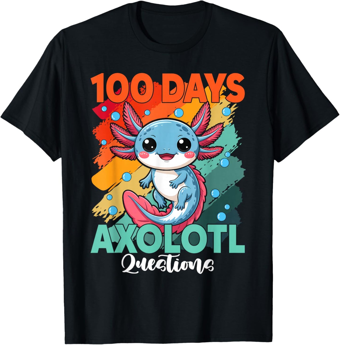 100 Days Axolotl Questions 100Th Day School Hoodie Trendy Collection
