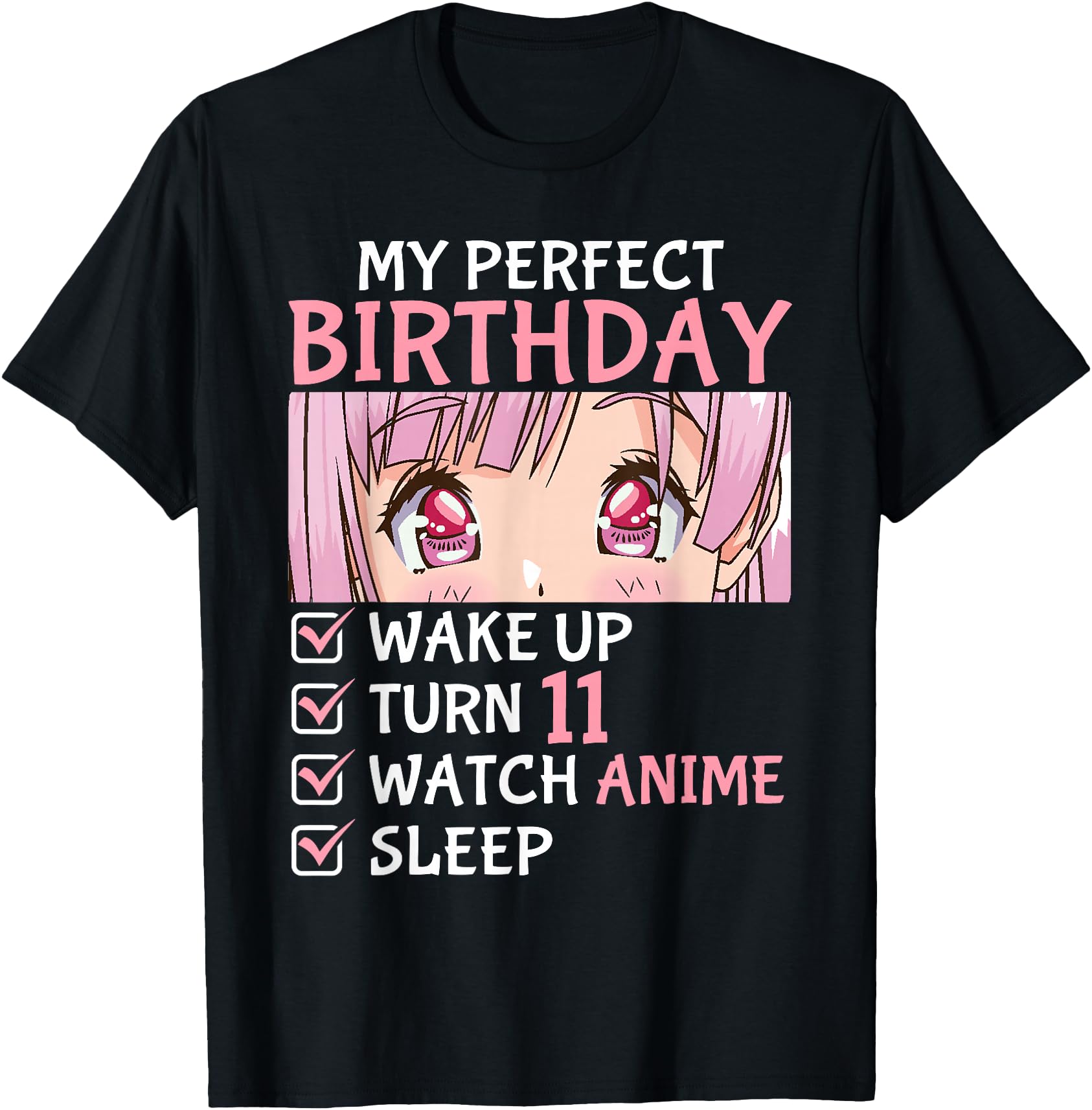 11Th Watch Anime 11 Years Old Anime Teen Long Sleeve Retro Merch