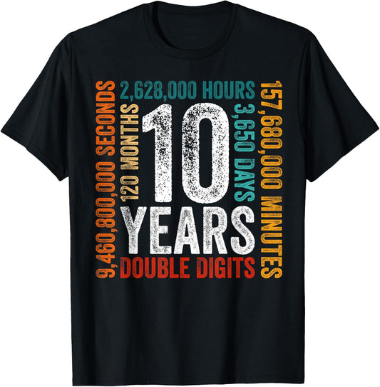 10Th Double Digits 10 Years Sweatshirt Premium Merch