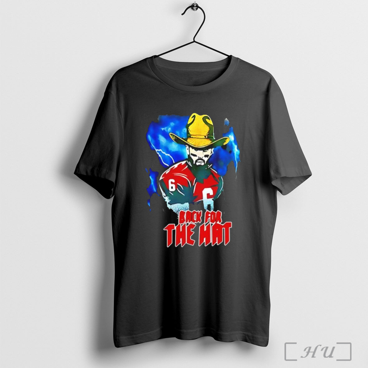 Baker Mayfield Back For The Hat - Adult & Kids T-Shirts, Sweatshirts & Hoodies apparel design preview 1