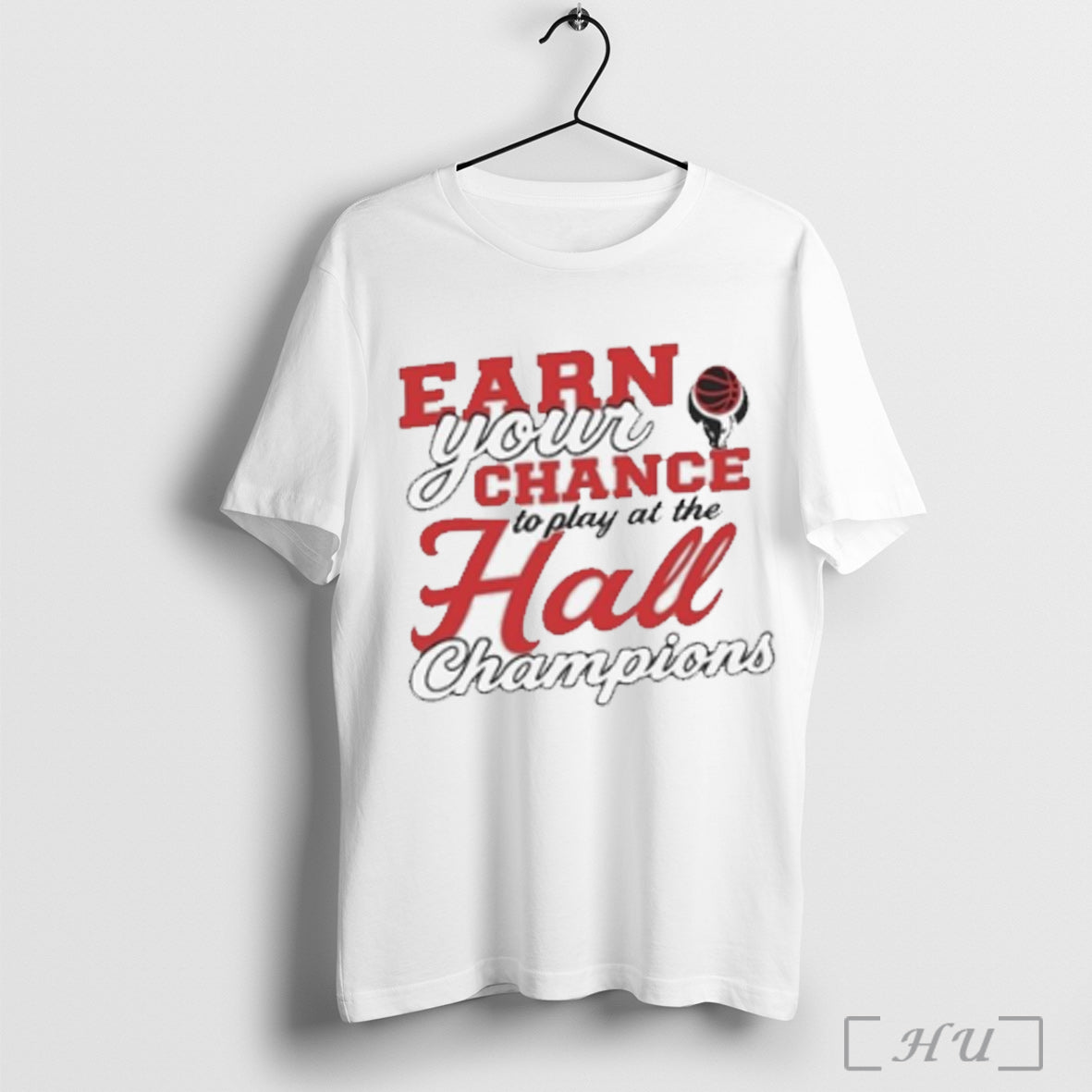 Basketbull Earn Your Chance To Play At The Hall - Adult & Kids T-Shirts, Sweatshirts & Hoodies apparel design preview 1
