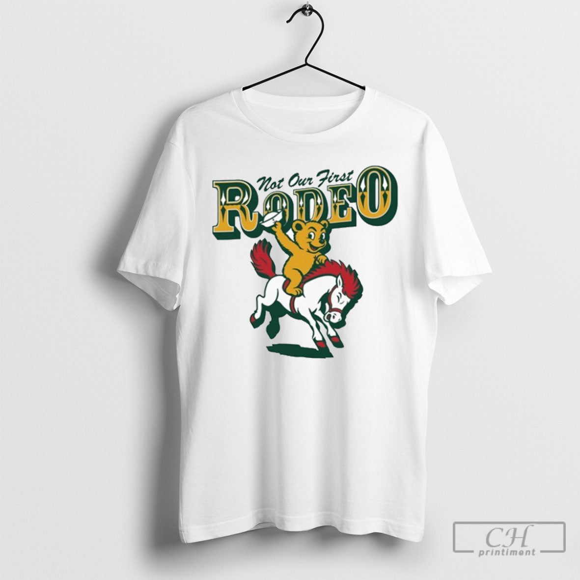 Baylor Bears Beat Smu Mustangs Not Our First Rodeo - Adult & Kids T-Shirts, Sweatshirts & Hoodies apparel design preview 1