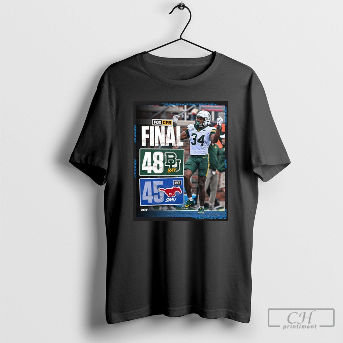Baylor Bears Win 48 45 Smu Mustangs Poster - Adult & Kids T-Shirts, Sweatshirts & Hoodies apparel design preview 1