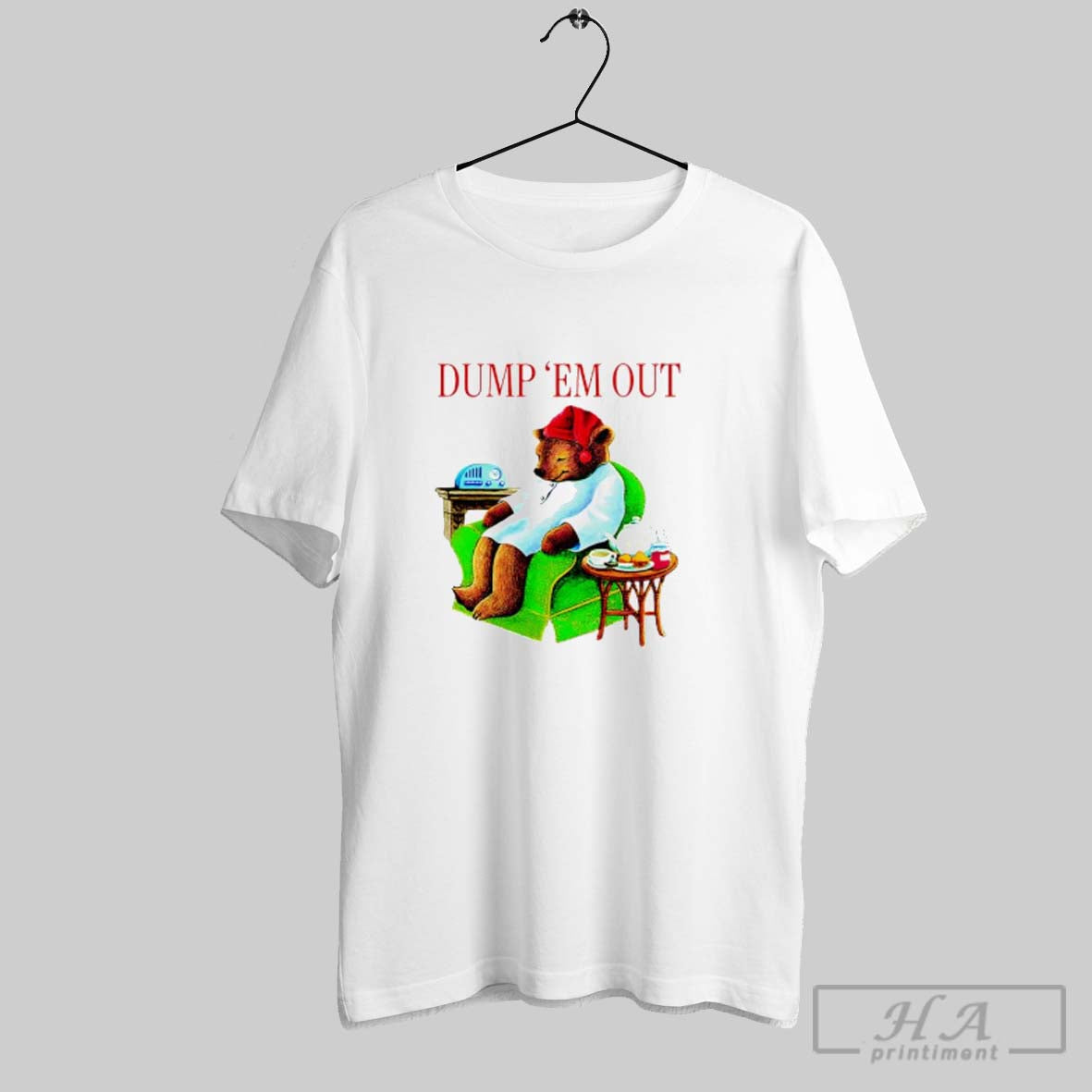 Bear Dump Em Out - Adult & Kids T-Shirts, Sweatshirts & Hoodies apparel design preview 1