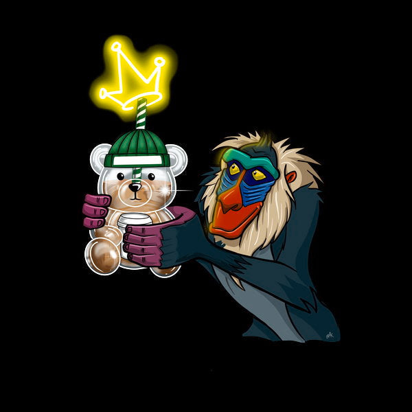 Bearista King - Adult & Kids T-Shirts, Sweatshirts & Hoodies apparel design preview 1