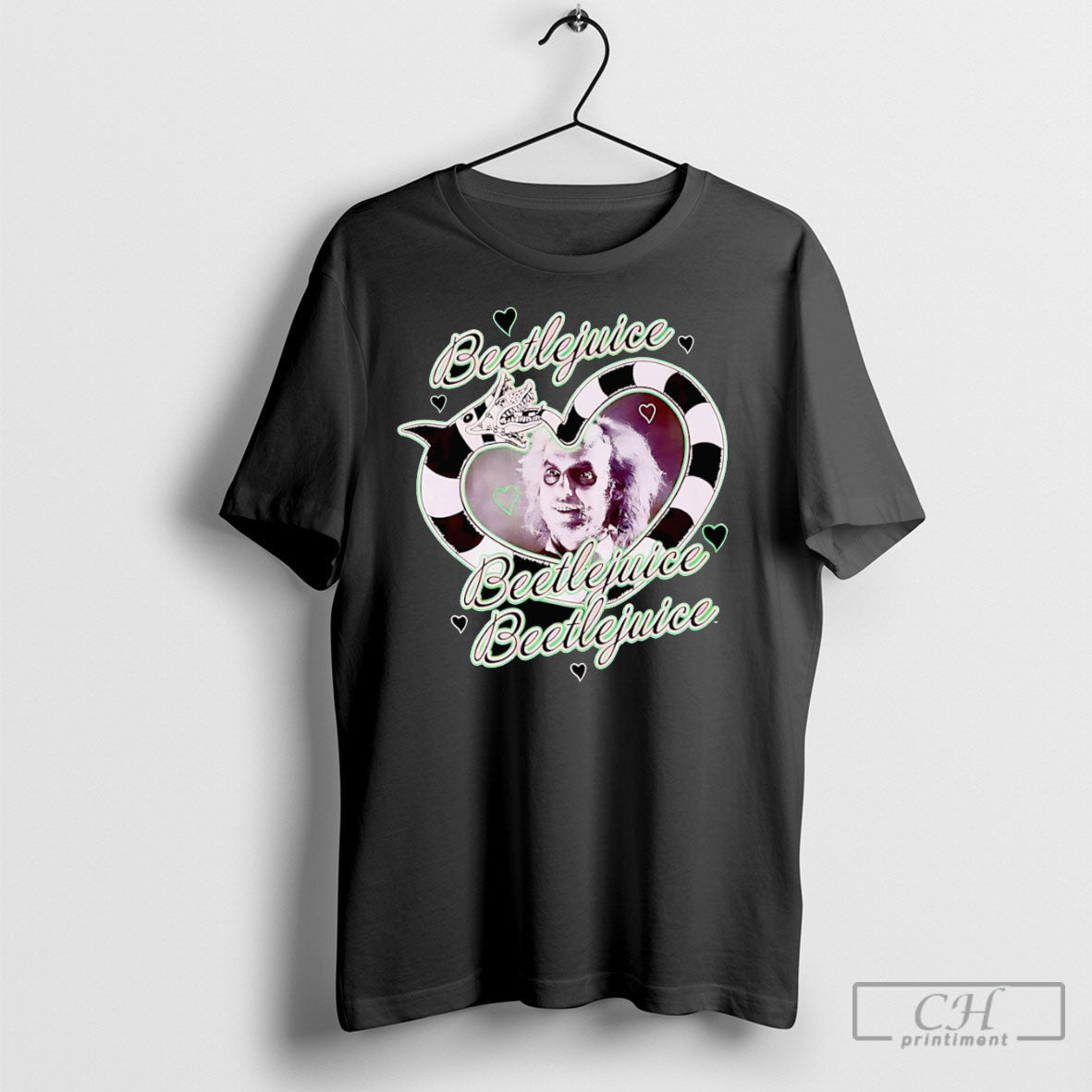 Beetlejuice Sandworm Heart - Adult & Kids T-Shirts, Sweatshirts & Hoodies apparel design preview 1