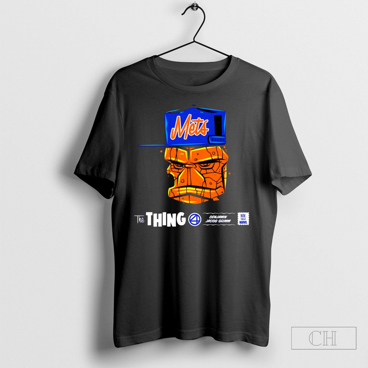 Ben Grimm Mets The Thing Benjamin Jacob Fantastic 4 - Adult & Kids T-Shirts, Sweatshirts & Hoodies apparel design preview 1