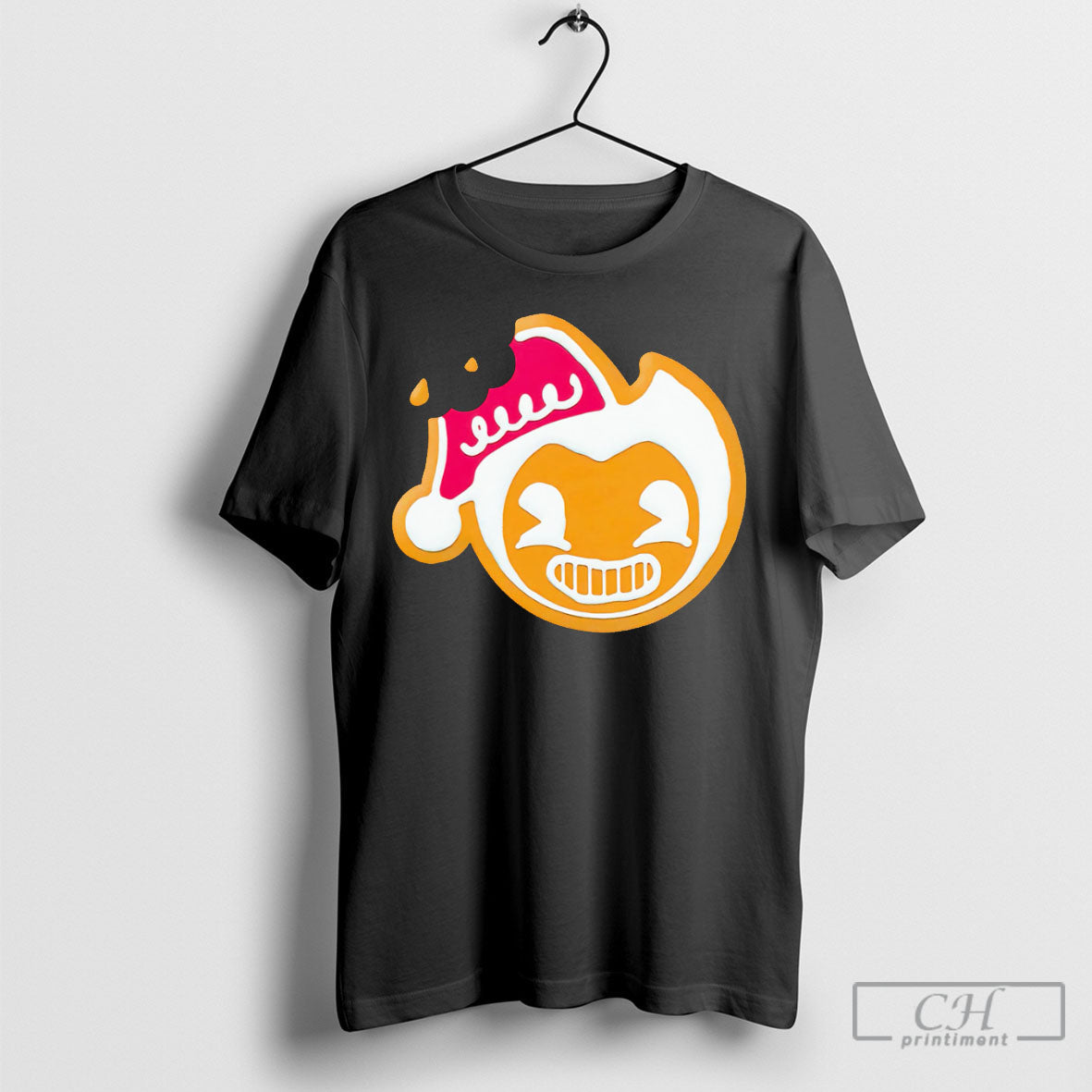 Bendy Gingerbread - Adult & Kids T-Shirts, Sweatshirts & Hoodies apparel design preview 1