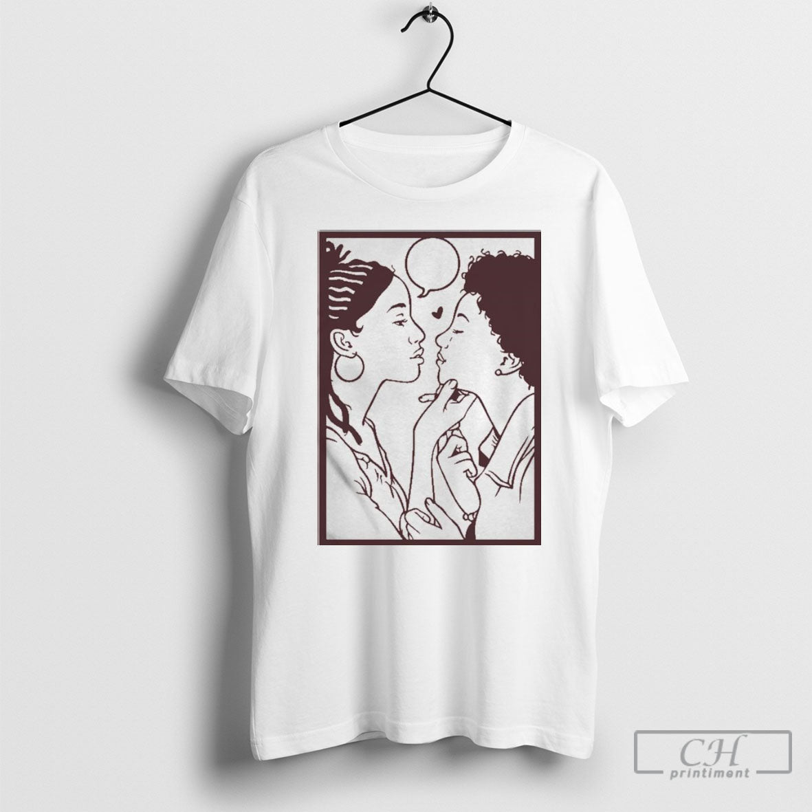 Best Lesbian Couple Comic Pannel Vintage - Adult & Kids T-Shirts, Sweatshirts & Hoodies apparel design preview 1
