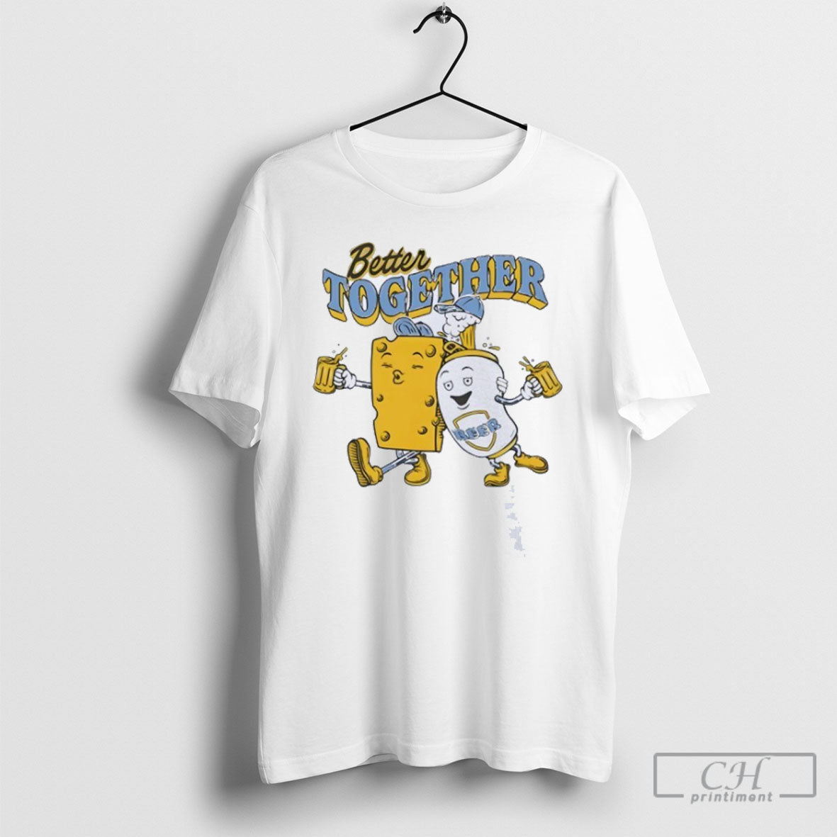 Better Together Wisconsin Lincoln Corn And Beer - Adult & Kids T-Shirts, Sweatshirts & Hoodies apparel design preview 1