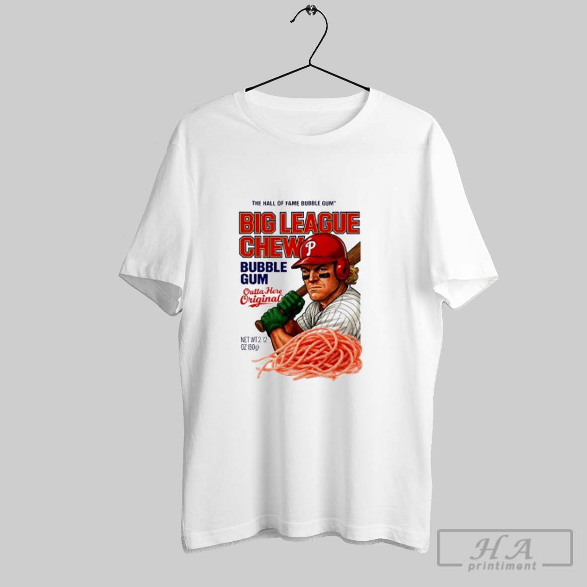 Big League Chew Bubble Gum The Hall Of Fame - Adult & Kids T-Shirts, Sweatshirts & Hoodies apparel design preview 1