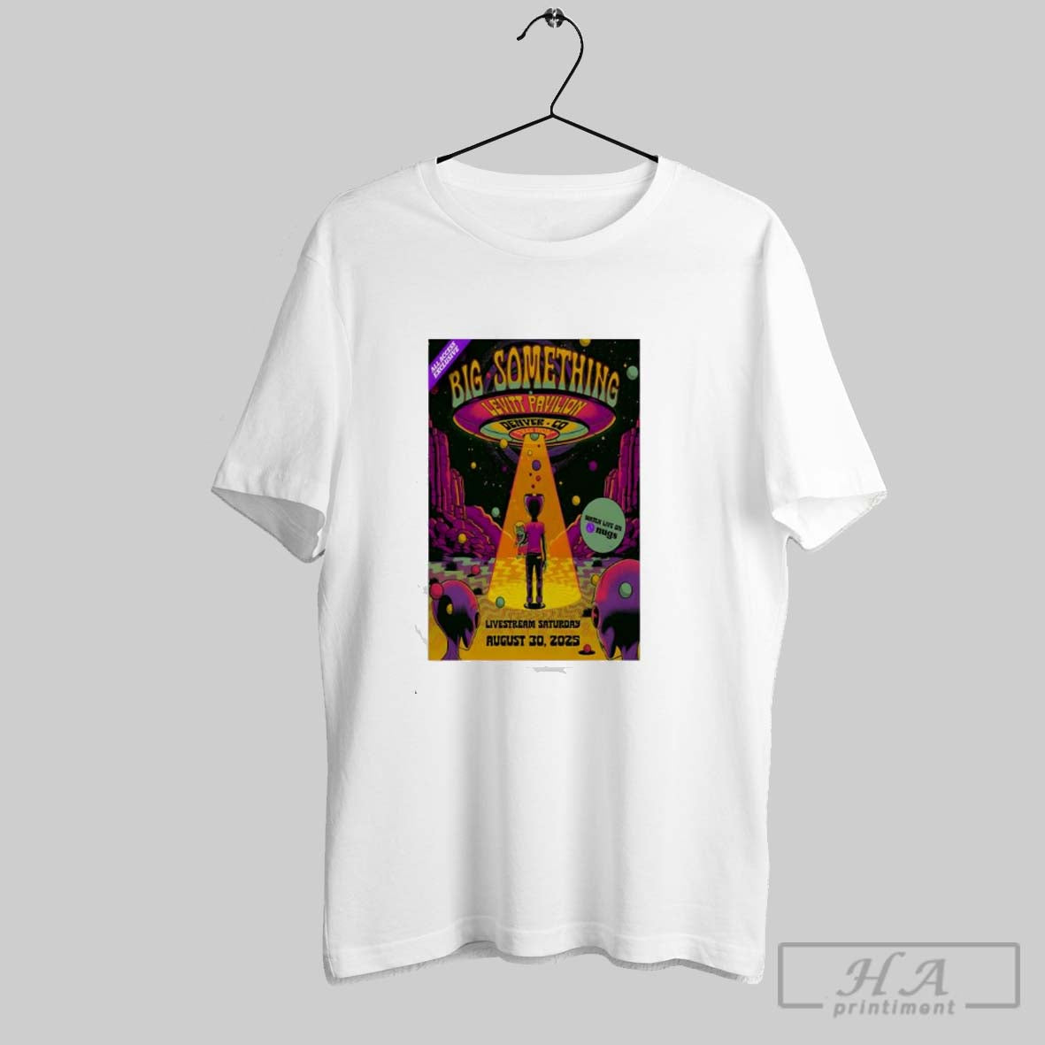 Big Something Denver Co Poster Aug 30 2025 - Adult & Kids T-Shirts, Sweatshirts & Hoodies apparel design preview 1