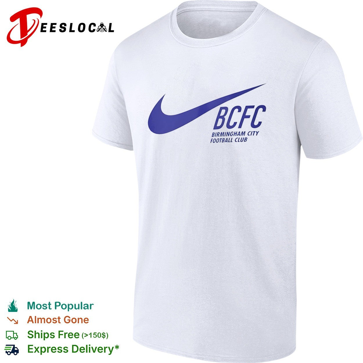 Birmingham City Football Club BCFC - Adult & Kids T-Shirts, Sweatshirts & Hoodies apparel design preview 1