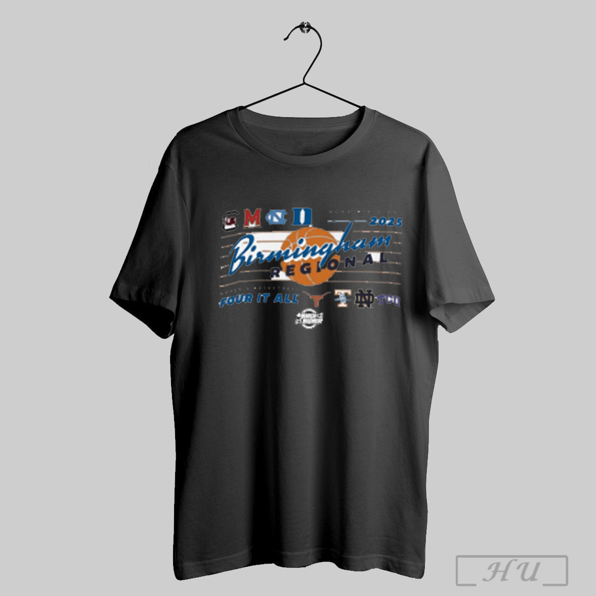 Birmingham Regional 2025 Ncaa Di Womens Basketball - Adult & Kids T-Shirts, Sweatshirts & Hoodies apparel design preview 1