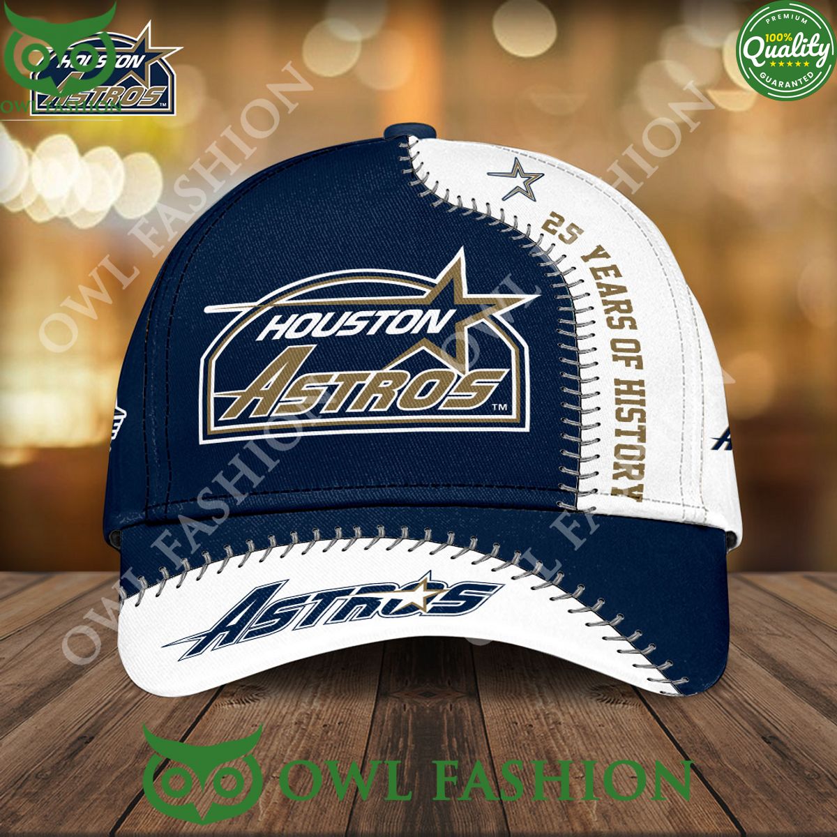 Houston Astros 25 Years Of History Classic Cap - Adult & Kids T-Shirts, Sweatshirts & Hoodies apparel design preview 1